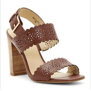 Kate Spade Paula Lasercut Women's Stacked Sandal Heels Size 10